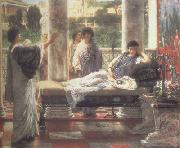 Alma-Tadema, Sir Lawrence Catullus Reading his  Poems at Lesbia's House (mk23) china oil painting artist